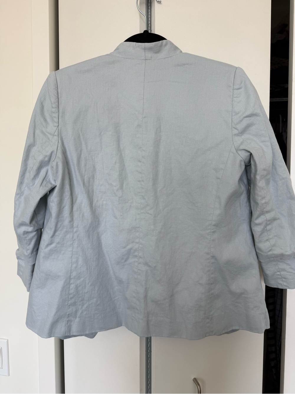 Banana Republic Pale Blue Open-Front Blazer - Picture 2 of 3